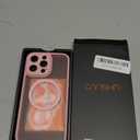 CANSHN Magnetic Compatible with iPhone 14 Pro Max Case, Upgraded [Full Camera Protection] [Compatible with Magsafe] [Translucent Matte] Shockproof Protective Phone Case Cover 6.7 Inch - Pink
