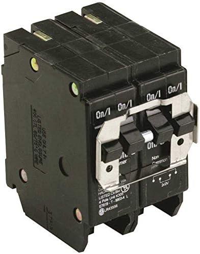 Eaton BQC230240 Quad Breaker 1 - 2P 30A X 1 - 2P 40A Ct, 1 " x 1 " x 1"