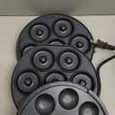 Dash MultiMaker Treat Maker System - Make Mini Donuts, Cupcakes & Heart-Shaped Waffles - Interchangeable Plate Design - dishwasher safe Parts for Easy Cleanup - Aqua