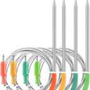 Inkbird WiFi Meat Thermometer 4-Pack Kit with Replacement Colored Probe, Compatible with IBBQ-4T