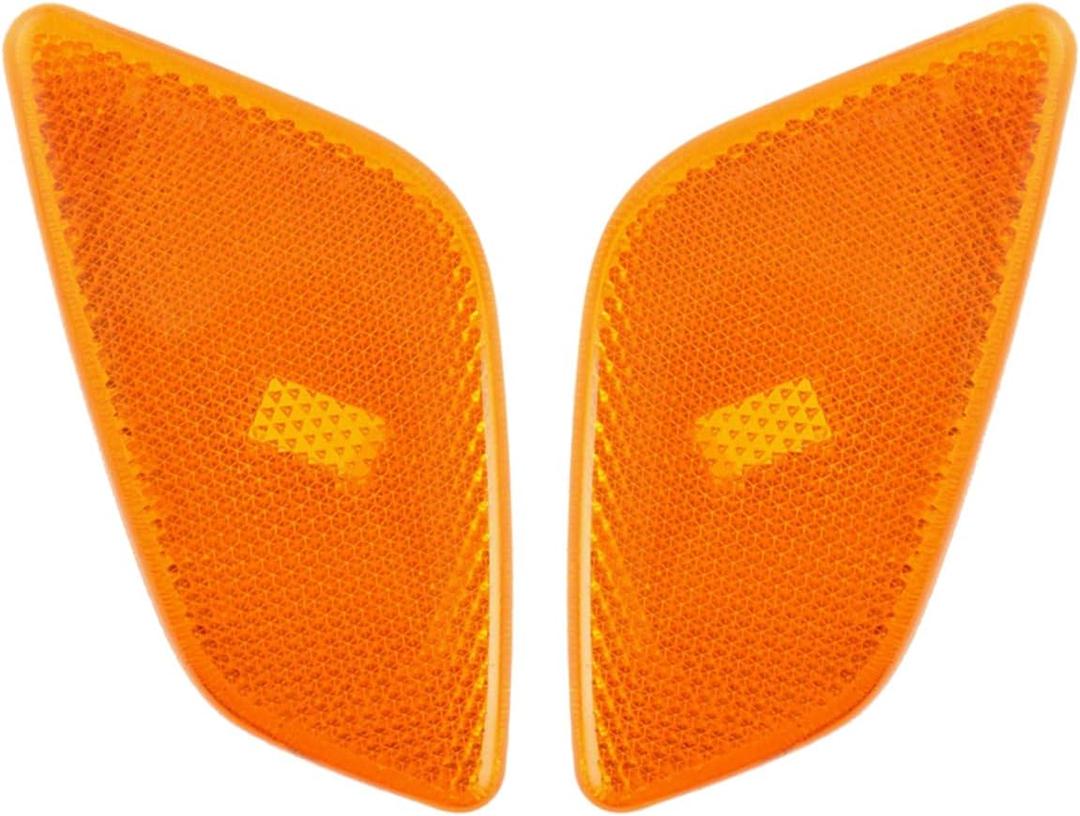 Parts N Go Side Marker Light Set Replacement For 1997-2006 Wrangler Front Driver & Passenger Side Left Right - CH2551120, CH2550120, 5155628AC, 55155629AC