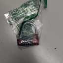 Gym Locker Lock 5 Letter Word Lock Safety Padlock Combination Lock for School Gym Locker,Sports Locker,Fence,Toolbox,Case,Hasp Storage (1, Red)