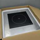 Commercial Induction Cooktop 5000W/220V Professional Commercial Range Countertop Burners Hot Plate Electric Stove for Kitchen Restaurant Hotel School (Silver White)