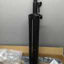 Universal Speaker Stand Mount Holder Heavy Duty Tripod/Adjustable Height from 26.8 to 35 and Compatible Insert Easy Mobility Safety Pin