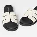 The Drop Women's Mila Slide (9, Cream/Black)