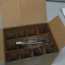 CYLYT 12-Pack E12 Candelabra Light Bulbs 40W Warm White 2500K, 380 Lumen Chandelier Light Bulb for Ceiling Fan, Indoor or Outdoor, B10 Clear Incandescent Candle Bulbs, Dimmable