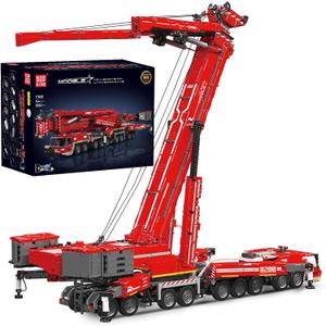 Mould King Mobile Crane Building Kit for Adults, RC Crane Model Kit Construction Vehicle Toys, Super Model Crane to Build Construction Toys (8,506 Pieces) Mould King Mobile Crane Building Kit for Adults, RC Crane Model Kit Construction Vehicle Toys, Super Model Crane to Build Construction Toys (8,506 Pieces)