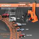 Manual Truck Tire Bead Breaker Tool, Heavy-Duty Rim-Safe Bead Breaker for 3842 Inch Tires, Portable Tire Removal Tool for Farm, Bus & Off-Road Vehicles