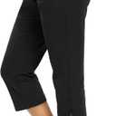 LEXISLOVE Capris for Women Casual Summer Wide Leg Crop Pants Loose Comfy Drawstring Yoga Jogger Capri Pants with Pockets Black XL