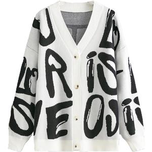 JASCLS Women's Trendy Summer Long Sleeve Open Front Sweater Cardigans for Women