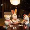 Furry Tales Bailey Bunny  Soft Corduroy Plush Stuffed Animal for Toddlers & Kids  Cute Cuddly Bunny Toy Perfect Christmas for Kids and Grandkids  14 Inches (Green)