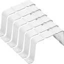 HOMSFOU 1set Aluminum Alloy Downspout Adapter Strap Heavy Load Gutter Bracket for Drainage Versatile and for Various Building Structures