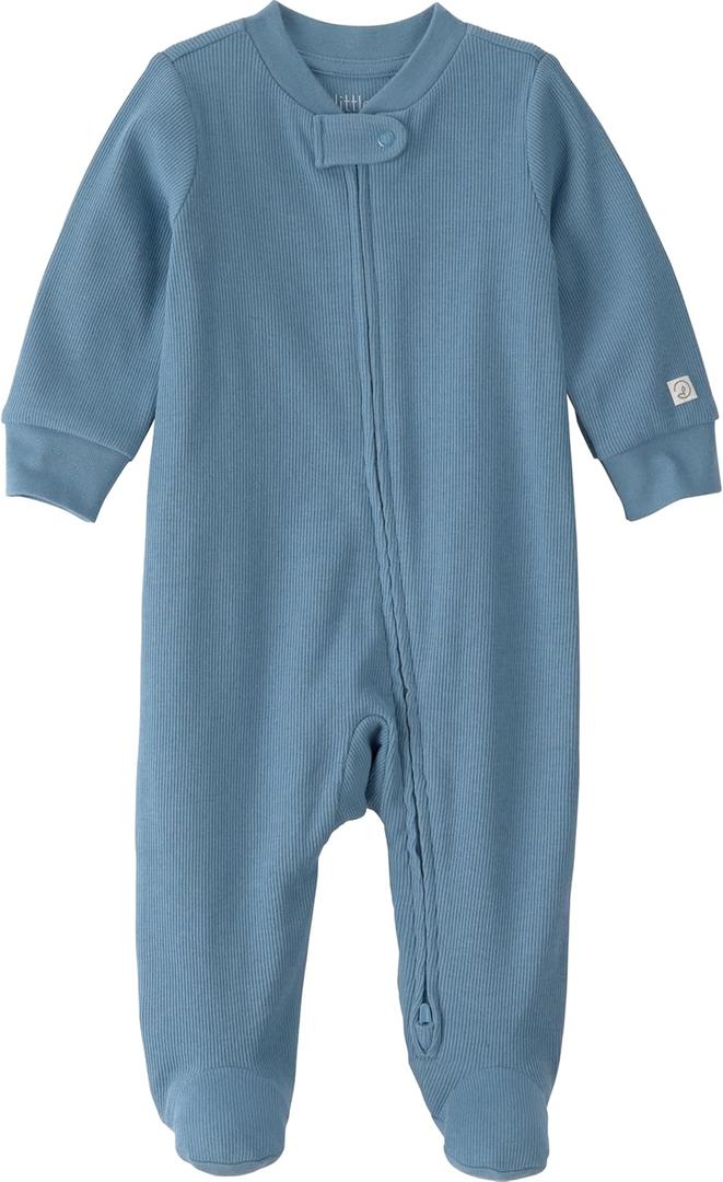 little planet by carter's unisex-baby Sleep and Play Made With Organic Cotton (Iguana Teal) 3M