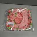 24pcs Strawberry Square 9 Inches Paper Plates - Strawberry Disposable Party Supplies for Birthday Parties, Baby Showers, Bridal Showers, Picnics, Summer Barbecues, Family Gatherings & Garden Parties