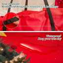 Christmas Tree Storage Bag 9 Ft Tall Tree Container,Waterproof, Equipped With Durable Handles & Zipper,Heavy Duty Oxford,Xmas Tree Storage Bag With Wide Opening Fits For Big Xmas Tree (Red)