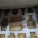 SUPMIND 24pcs Glass Bud Vase Set, Small Gold Amber Flower Vases for Centerpieces in Bulk, Mini Vintage Vase for Wedding, Home,Table Decoration