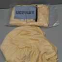 10x10ft Wrinkle Free Backdrop Curtain for Parties Soft Fabric Drapes Wedding Cream Curtain Backdrop for Birthday Party Decorations Background for Photography 5x10ft,2 Panels