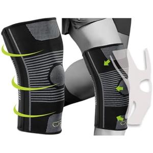 GO SLEEVES Kinesiology Knee Compression Sleeves - Professional Knee Braces for Men and Women for Joint Pain Relief, Swelling, ACL, MCL, Inflammation Relief, FSA and HSA Approved