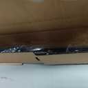 Ivilon Drapery Treatment Window Curtain Rod - Acrylic Ball 1 inch Pole. 28 to 48 Inch. Black