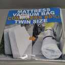 Mattress Vacuum Bag for Moving, Vacuum Seal Mattress Bag for Memory Foam or Inner Spring Mattresses, Compression and Storage for Returns, Leakproof Valve and Double Zip Seal (Twin/Twin-XL)