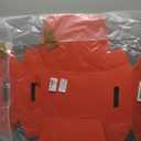 8 Pcs Gift Baskets Empty 12x10" Large Christmas Cardboard Gift Baskets Empty to Fill Big Kraft with Handles for Snack Fruit Wine Christmas Wedding Holiday (Red)