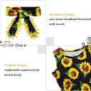 UNICOMIDEA 0-24 Months Baby Floral Romper Infant Playsuits Headband Jumpsuit Toddlers Outfits (Black)