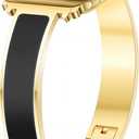 Gold Slim Watch Bands for Women Compatible with Apple Watch 42mm(S3/2/1) 44mm 45mm 46mm 49mm Jewelry Dressy Bracelet Metal Strap Adjustable for iWatch Series 10/9/8/7/6/5/4/3/2/1/SE/Ultra