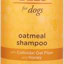 Burt's Bees for Pets Oatmeal Dog Shampoo with Honey, Soothing Formula for Itchy and Sensitive Dog Skin, Colloidal Oat Flour and Honey, pH Balanced, Sulfate-Free, 16 Fl Oz