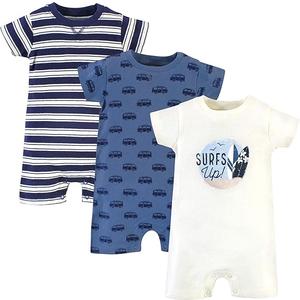 2 prs Touched by Nature baby-boys Organic Cotton Rompers 24