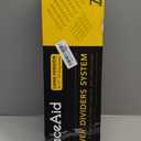 SpaceAid Bamboo Drawer Dividers with Inserts and Labels, Kitchen Adjustable Drawer Organizers, Expandable Organization for Home, Office, Dressers, 7 Dividers with 15 Inserts (17"-22" White)