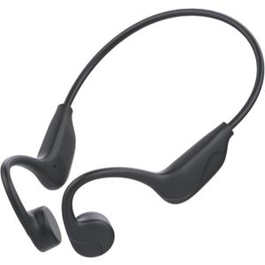 Bone Conduction Headphones, Open Ear, Bluetooth V6.0, IPX5, Sweat Resistant,10Hrs Playtime, Comfortable Fit Sports Wireless Earbuds with Built-in Mic for Running, Gym, Cycling, Outdoor, Matte