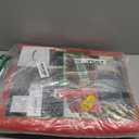 ZOBER 600D Oxford Fabric Large Rolling Christmas Tree Storage Bag - Fits 9 Ft Artificial Trees - Waterproof Christmas Tree Bag For Storage Box For Xmas, Durable Handles and Wheels - Card Slot - Red