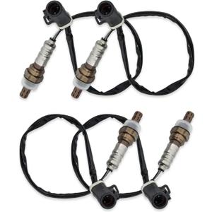 15717 O2 Oxygen Sensor Downstream Upstream Compatible with 1990-2014 Ford F150 F250 F350 Ranger Escape Explorer Lincoln Mazda Mercury Replaces 15716 15718 Set of 4