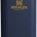 Stanley Classic Easy Fill Wide Mouth Flask 8 oz | Leakproof Hip Flask | Hinge Connected Never Lose Cap | Insulated Stainless Steel Liquor Container | BPA-Free | Twilight