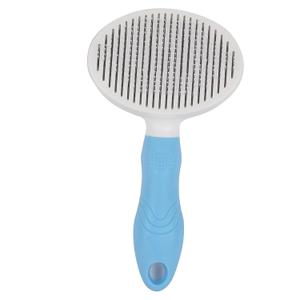 Pet Hair Removal Brush Stainless Steel Needle Comb Washing Supplies Rubber Non Slip Handle For Cats Dogs General
