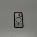 Miak MA27193i16PL iPhone 16 Plus Case, Lens Guard, Integrated MagSafe Compatible Clear Case [Camera Lens Protection, Aluminum Alloy Camera Frame Button, Shock Absorption, Air Cushion, Shockproof, (Black)