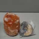 WBM Salt Lamp - USB Himalayan Salt Lamp with Touch Dimmer Control, Natural Pink Crystal, 5-7 lbs, Wooden Base, LED Bulb, Room Decor, Home Decor, Relaxation, Ambiance, Gift