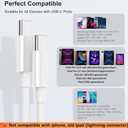 iPad Charger Fast Charging 10ft USB-C Cable & 20W USB-C Charger Block 2-Pack for Apple iPad A16/11th/10th/Pro 13/12.9/11/Air/Mini A17 Pro, iPhone 17/16/15 Series, White