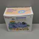 130Pcs Kitchen Playset, Toddler Pretend Cooking Play Pots, Pans, Utensils Cookware, Daily Food Fruit Veges, Shopping Storage Basket, Dessert, Prop Money, Learning Gift for Child (White)