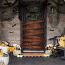 Pinkunn 70 Pcs Halloween Creepy Cloth Set 33 x 7 ft Halloween Horror Fabric Party Decoration Set 3D Bat Wall Stickers Decor Masking Tape Holiday Outdoor Indoor Windows Scene