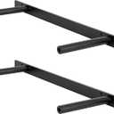 Floating Shelf Bracket ,Hidden Shelf Brackets (2 Pcs Additional Brackets 22 Inch --NO Kits), Matte Black