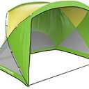Beach Tent Sun Shelter - Sport Umbrella - UV Protection and Water-Resistant with Carry Bag – Shade Canopy for Families by Wakeman Outdoors (Green)