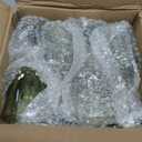 12PCS Sage Green Plastic Wine Glasses 7oz Acrylic Goblets, 2.7 x 6.7 inches