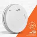 First Alert SM210L, 10-Year Sealed Battery Smoke Alarm with Safety Path Light, 1-Pack