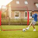 7x7ft/12x9ft/16x10ft/20x10ft Barricade Backstop Net, Sports Barrier Net, Multi-Sport Net with Carry Bag, Protective Screen for Practice- Baseball, Softball, Lacrosse, Soccer, Basketball, Tennis