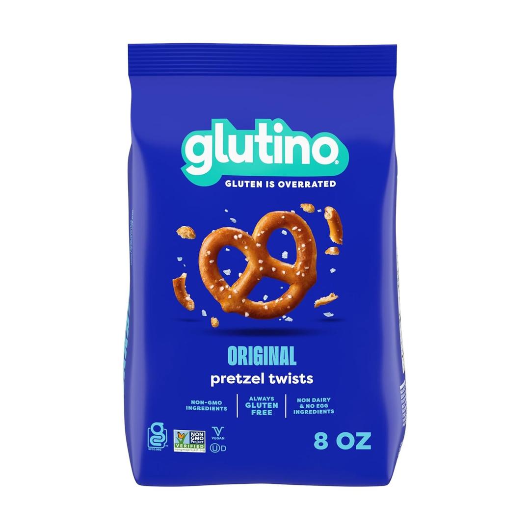 Glutino Gluten Free Pretzel Twists, Salted, 8 oz (EXP 06/05/26)