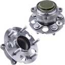 Detroit Axle - FWD Rear Wheel Bearing Hubs for Acura 2013-2018 RDX, 2012-2016 Honda CR-V, 2 Wheel Bearing and Hubs Assembly Replacement Pair Hubs