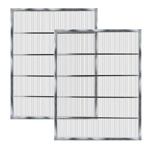 Widiso Metal Queen Excluder for 10 Frame Beehive,20.08 X 16.14 Inch Beehive Queen Excluder 10 Frame,Queen Excluder for 10 Frame Hive,Queen Bee Excluder 10 Frame,Beekeeping Tools (2)