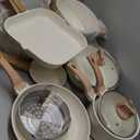 CAROTE Pots and Pans Set Nonstick, Cookware Set Induction Kitchen Cooking Set 26cs w/Frying Pans & Saucepans& Grill Pan