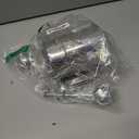 3 Pack Flour Sifter Set, 5 Cup Hand Crank Sifter with 2 Pieces Baker's Dusting Wands, Stainless Steel Fine Mesh Baking Sifter with Agitator Rotary, Powdered Sugar Duster for Baking Dessert